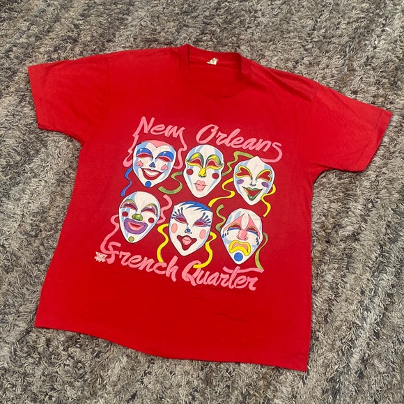 Screen stars New Orleans French Quarters made USA vintage single stitch t-shirt - Picture 1 of 9